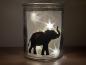 Preview: Kerzenglas Elefanten Sterne