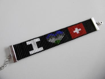 Armband I love Switzerland