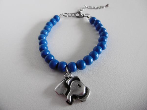 Armband Elefant Blau